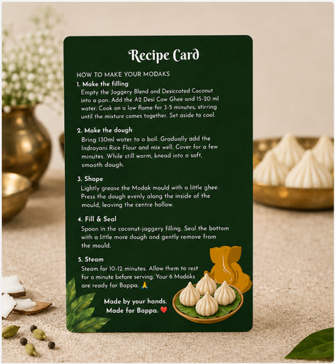 Modak for Ganapathi Bappa - Ready-to-Make Modak Kit