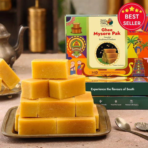 Ghee Mysorepak (Soft) - Sweet Karam Coffee (100 GM)