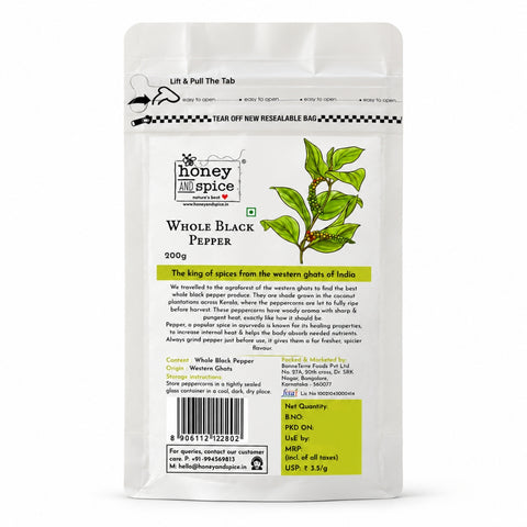 Whole Black Pepper