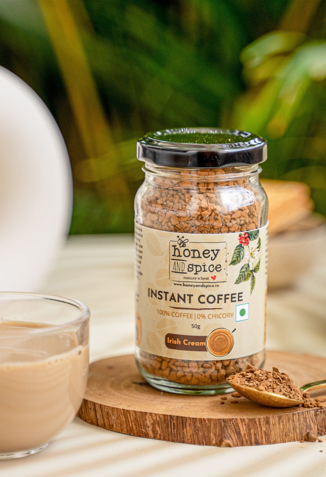 Instant Coffee Irish Cream 50g Honey and Spice