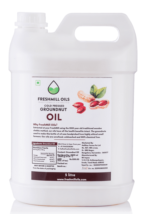 Cold Pressed Groundnut Oil