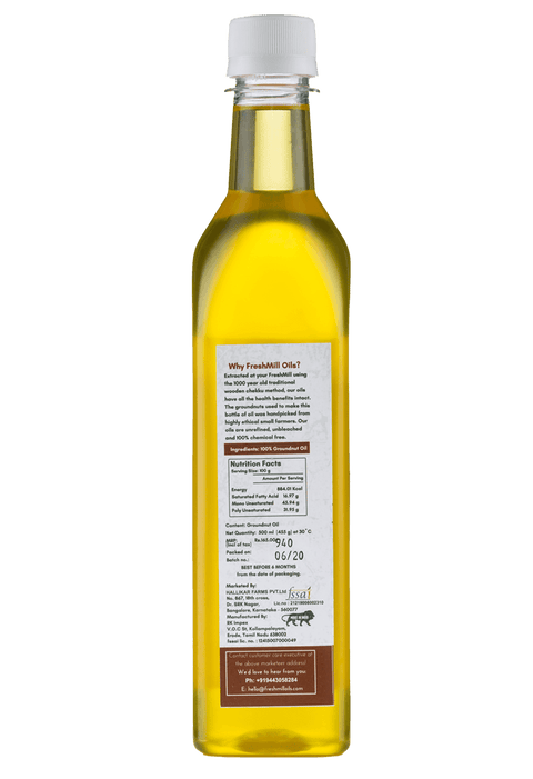 Cold Pressed Groundnut Oil