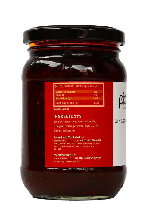 Pickleberry Homemade Ginger and Tamarind Pickle