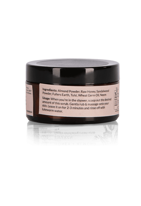 Face & Body Scrub, Honey & Almond 75gm