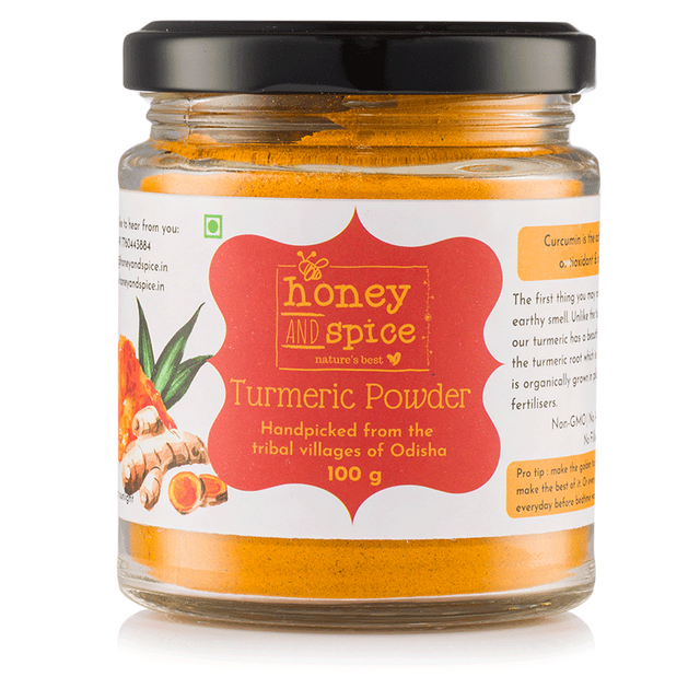 High Curcumin Turmeric Powder Honey and Spice