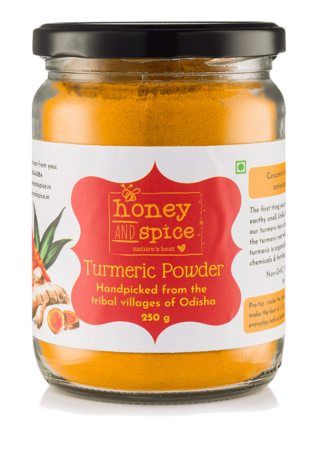 High Curcumin Turmeric Powder Honey and Spice