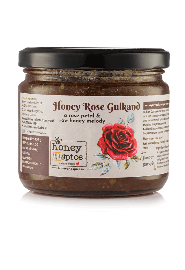 Honey Rose Gulkand Honey and Spice