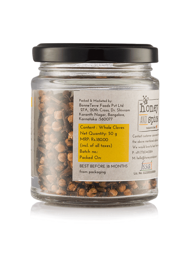 Whole Cloves 50gm Honey and Spice
