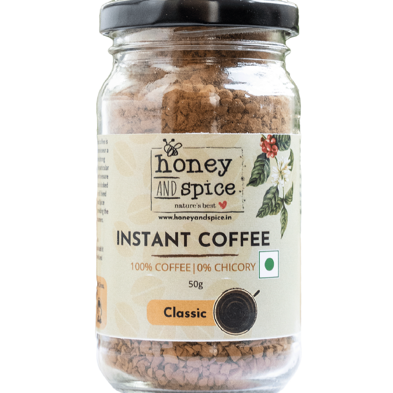 Instant Coffee Classic 50g Honey and Spice