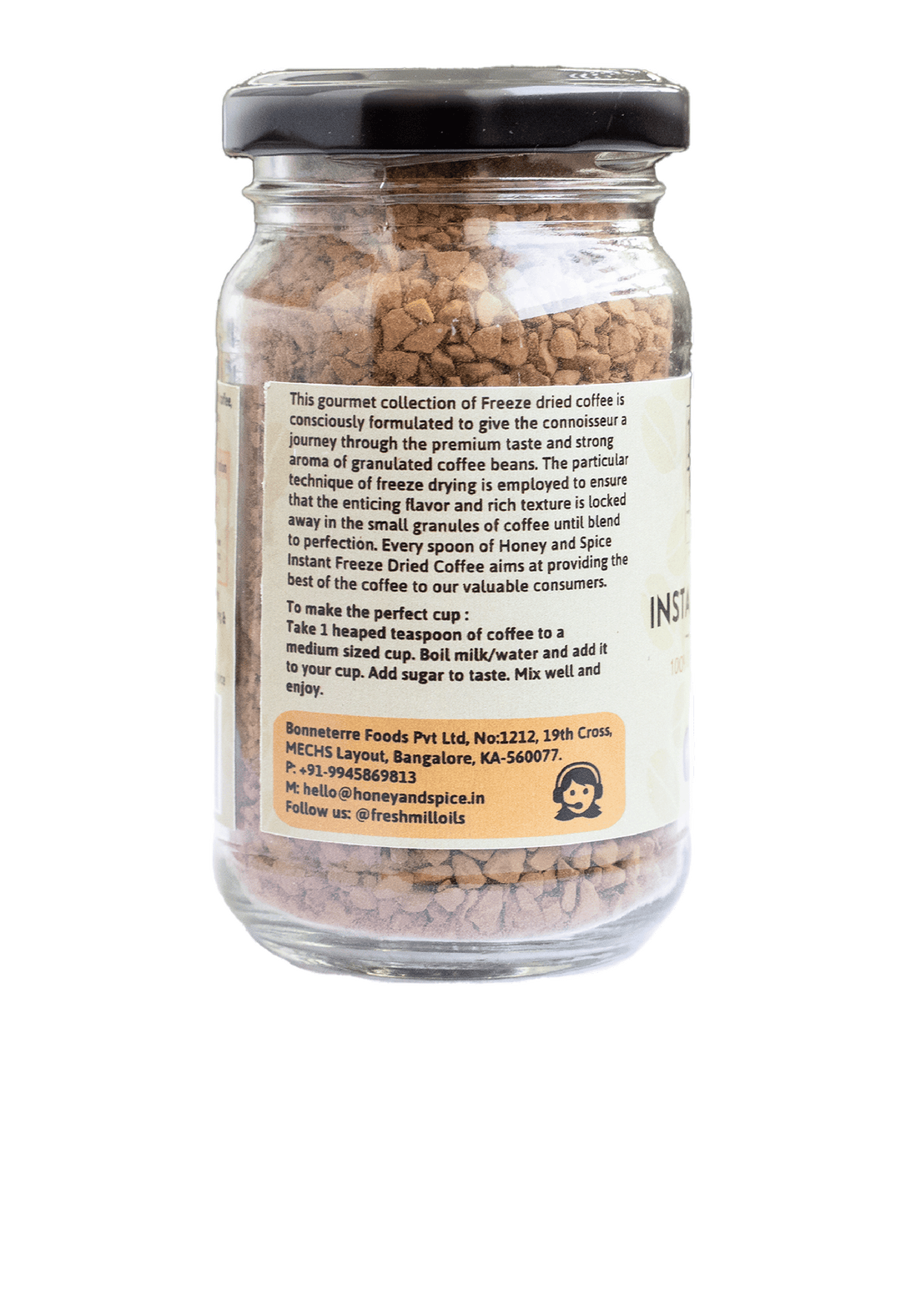 Instant Coffee Irish Cream 50g Honey and Spice