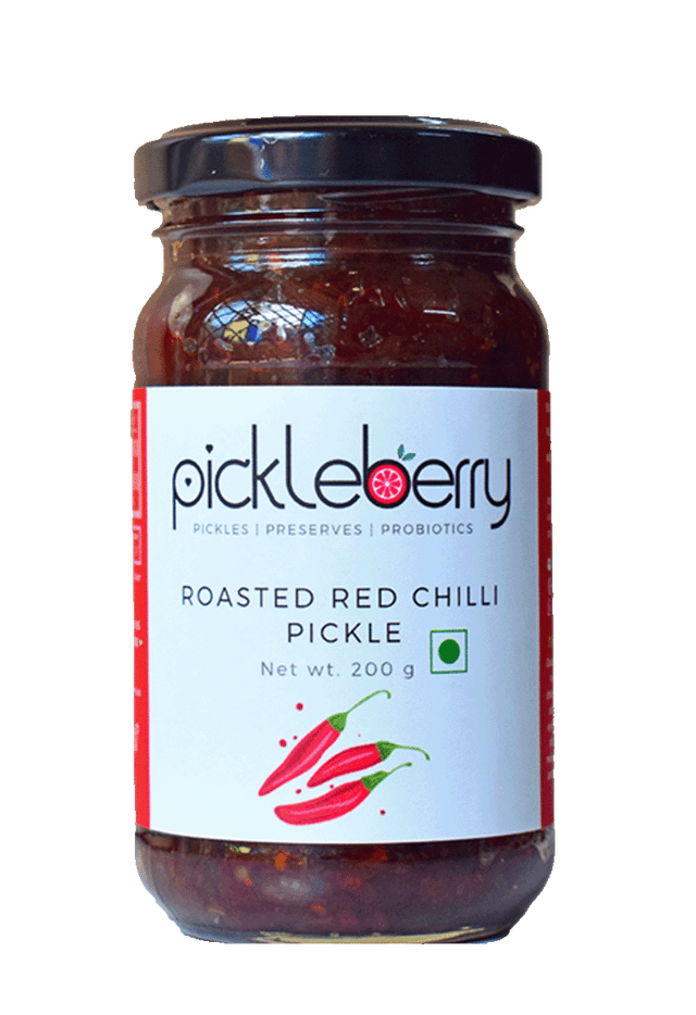 Pickleberry Homemade Roasted Red Chilli Pickle Honey and Spice