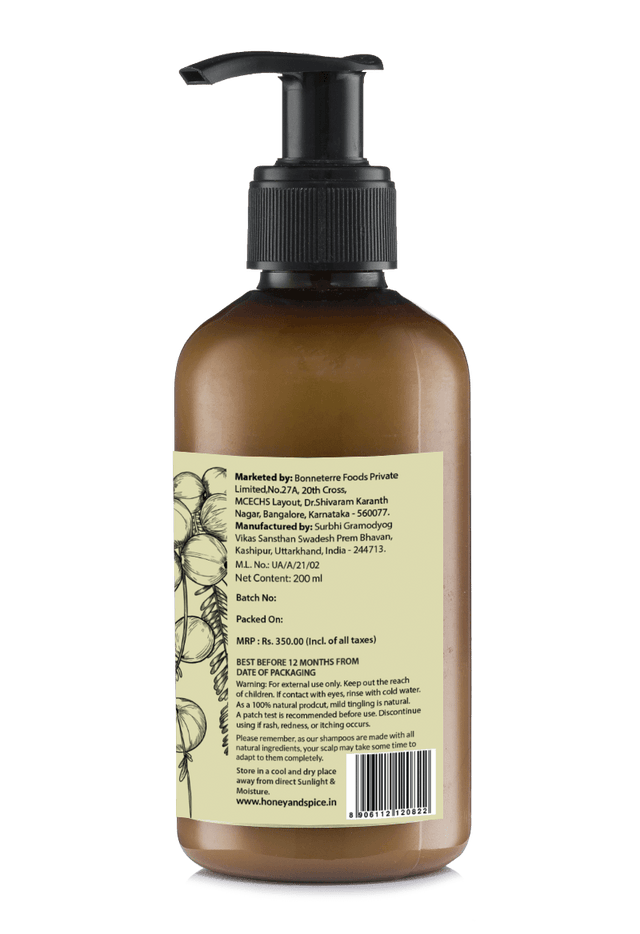 Honey Shampoo 200ml Honey and Spice
